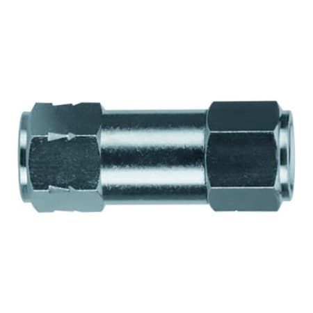 Alpha Technologies Aignep USA Flow Control Metal Release Collet 1/4" Tube x 10-32 UNF Flow Out Screw Adjustment 89953-04-32